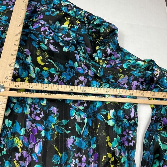 The Limited Collection Button Down Blouse Floral Long Sleeve Dressy Shirt 1X - Picture 7 of 8